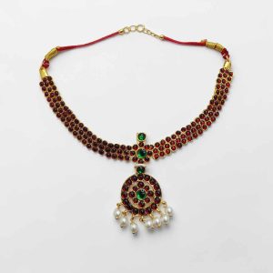 Bharatanatyam Kuchipudi Short Classical Necklace Jewellery Set