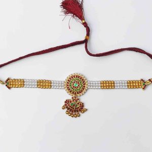 Bharatanatyam Kuchipudi Short Classical Necklace Jewellery Set