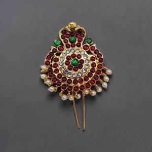 Bharatanatyam Kuchipudi Kemp Crown Pin