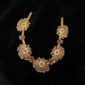 Bharatanatyam Kuchipudi Kemp Gold Plated HipBelt