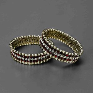 Bharatanatyam Kuchipudi Kemp Black Metal Bangles