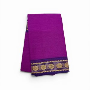 Bharathanatyam Dance Practice Coin Design violet Saree Online