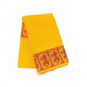 Bharathanatyam Dance Practice Lemon yellow Saree Doll Border Online