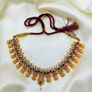 Bharatanatyam Kuchipudi Short Classical Necklace Jewellery Set