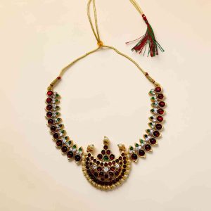 Bharatanatyam Kuchipudi Short Classical Necklace Jewellery Set