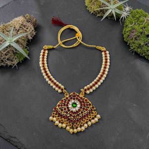 Bharatanatyam Kuchipudi Short Classical Necklace Jewellery Set