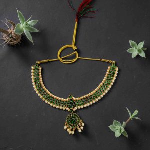Bharatanatyam Kuchipudi Short Classical Necklace Jewellery Set
