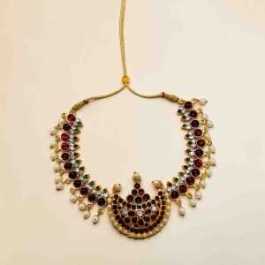 Bharatanatyam Kuchipudi Short Classical Necklace Jewellery Set