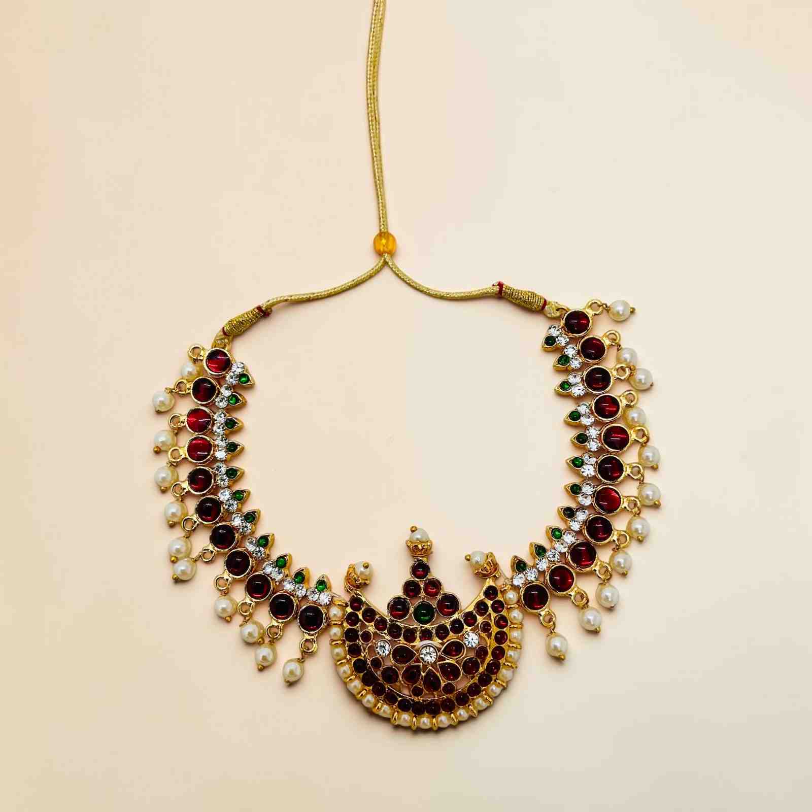 Bharatanatyam Kuchipudi Short Classical Necklace Jewellery Set