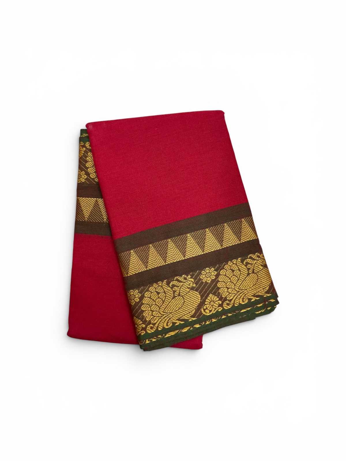 Bharathanatyam Dance Practice Red Doll Border Saree Online