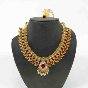 Bharatanatyam Kuchipudi Short Classical Necklace Jewellery Set