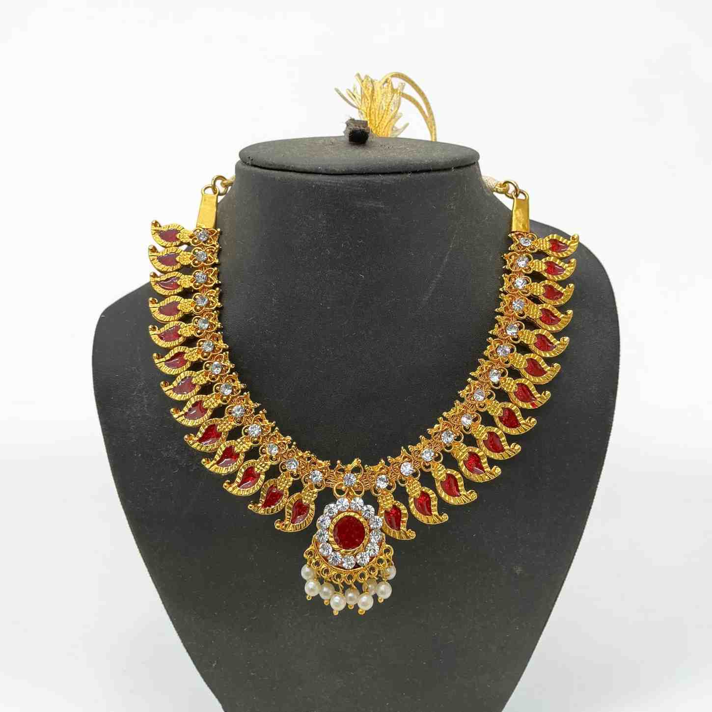 Bharatanatyam Kuchipudi Short Classical Necklace Jewellery Set