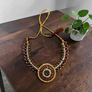 Bharatanatyam Kuchipudi Short Classical Necklace Jewellery Set