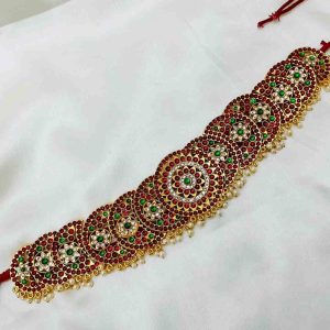 Bharatanatyam Kuchipudi Kemp Gold Plated HipBelt