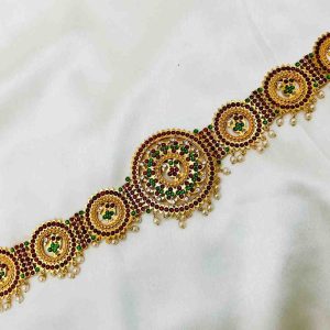 Bharatanatyam Kuchipudi Kemp Gold Plated HipBelt