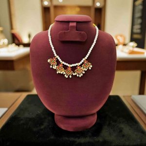 Bharatanatyam Kuchipudi Short Classical Necklace Jewellery Set