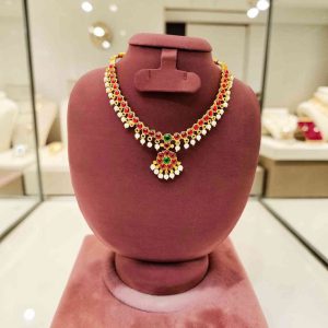 Bharatanatyam Kuchipudi Short Classical Necklace Jewellery Set
