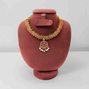 Bharatanatyam Kuchipudi Short Classical Necklace Jewellery Set