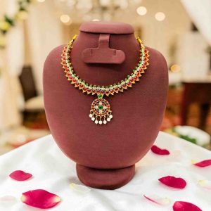 Bharatanatyam Kuchipudi Short Classical Necklace Jewellery Set