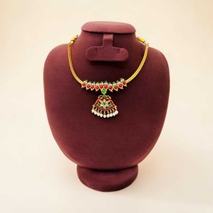 Bharatanatyam Kuchipudi Short Classical Necklace Jewellery Set