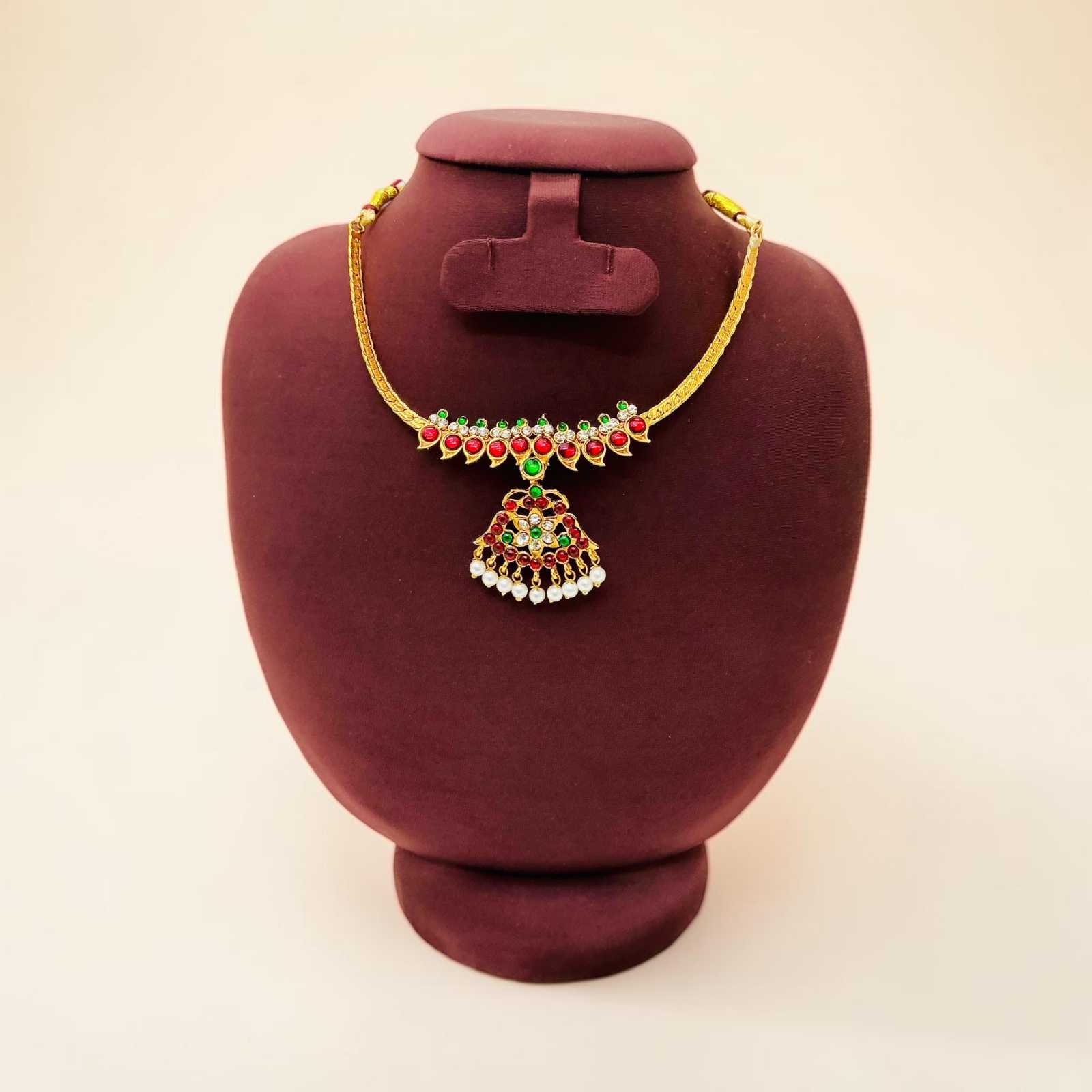 Bharatanatyam Kuchipudi Short Classical Necklace Jewellery Set