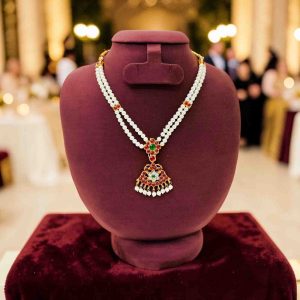 Bharatanatyam Kuchipudi Short Classical Necklace Jewellery Set