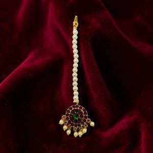 Bharatanatyam Kuchipudi Singlechutti Maang Tikka Nethichutti