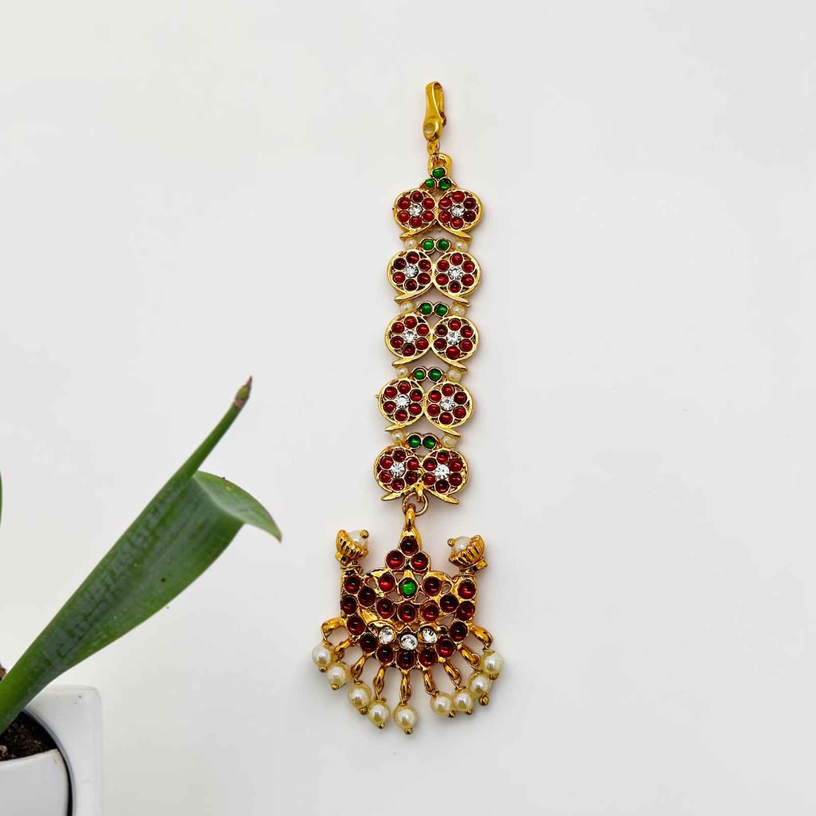 Bharatanatyam Kuchipudi Singlechutti Maang Tikka Nethichutti