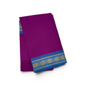 Bharathanatyam Dance Practice Saree Violet Coin Border Online