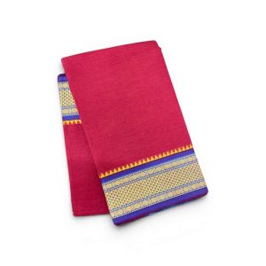 Bharatanatyam Dance Practice Saree-maroon Coin Border