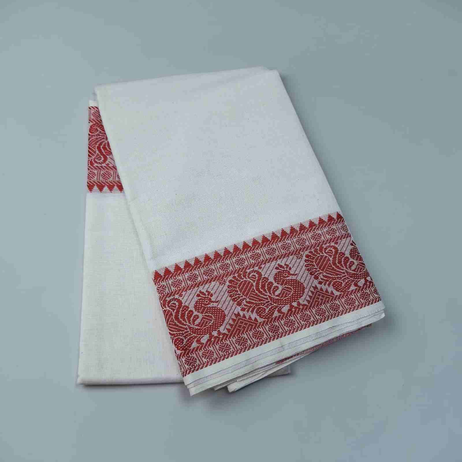 Bharathanatyam Dance Practice Saree white Doll Border Online