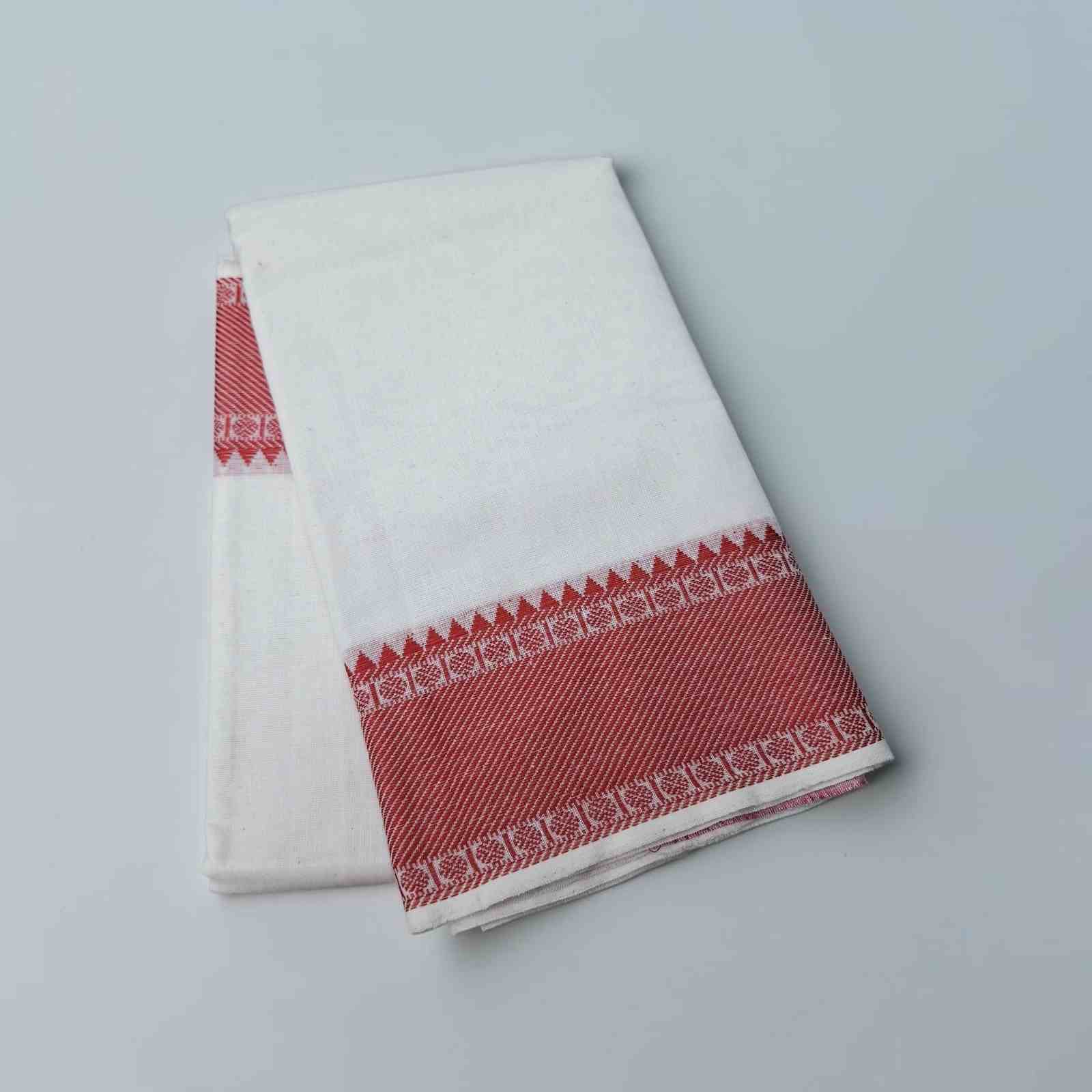 Bharathanatyam Dance Practice Saree white Border Online