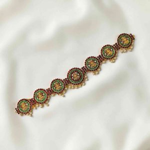 Bharatanatyam Kuchipudi Kemp Gold Plated HipBelt
