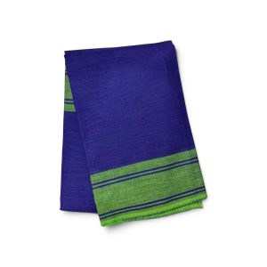 Bharathanatyam Dance Practice Royal blue Saree Plain Border Online