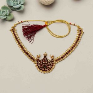 Bharatanatyam Kuchipudi Short Classical Necklace Jewellery Set