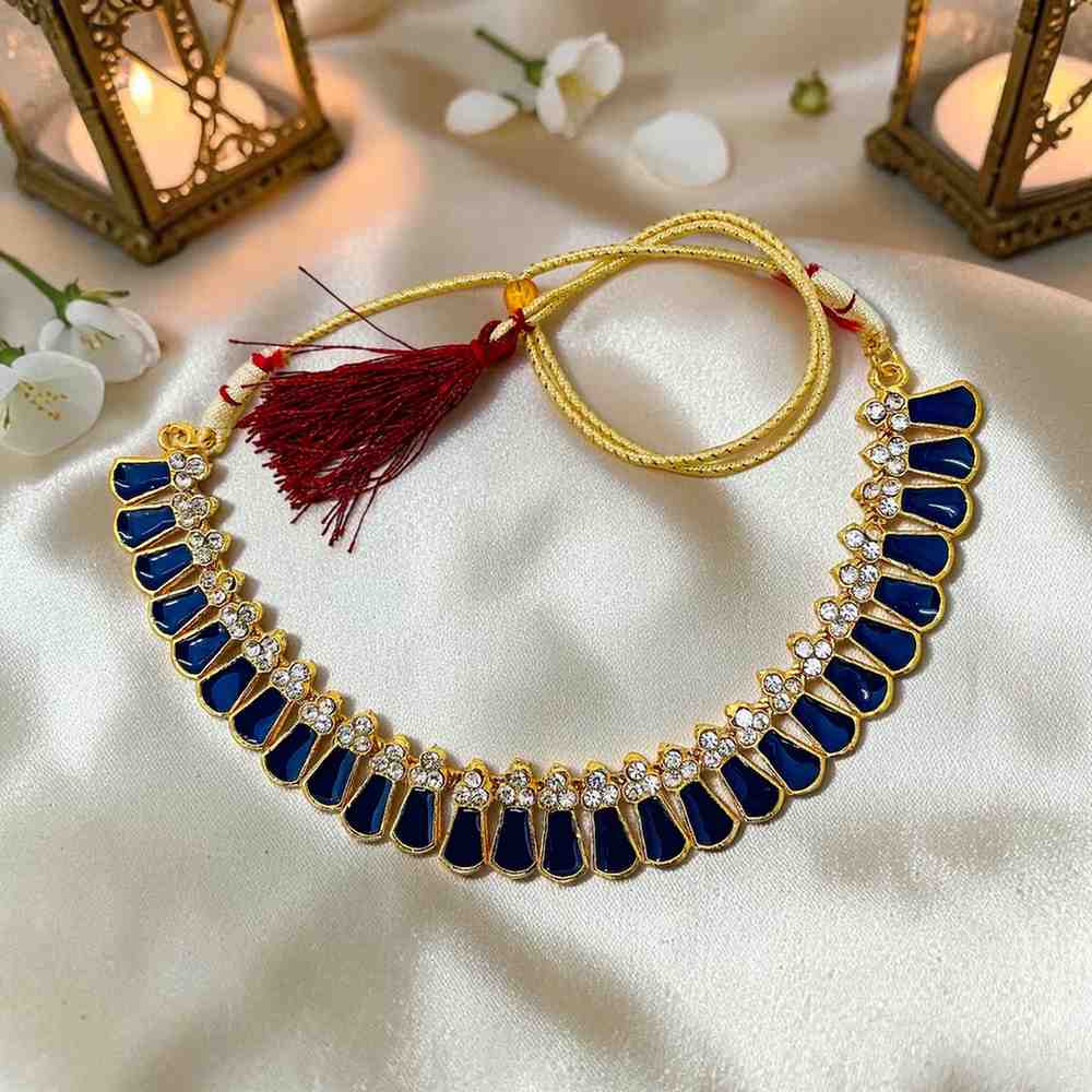 Bharatanatyam Kuchipudi Short Classical Necklace Jewellery Set