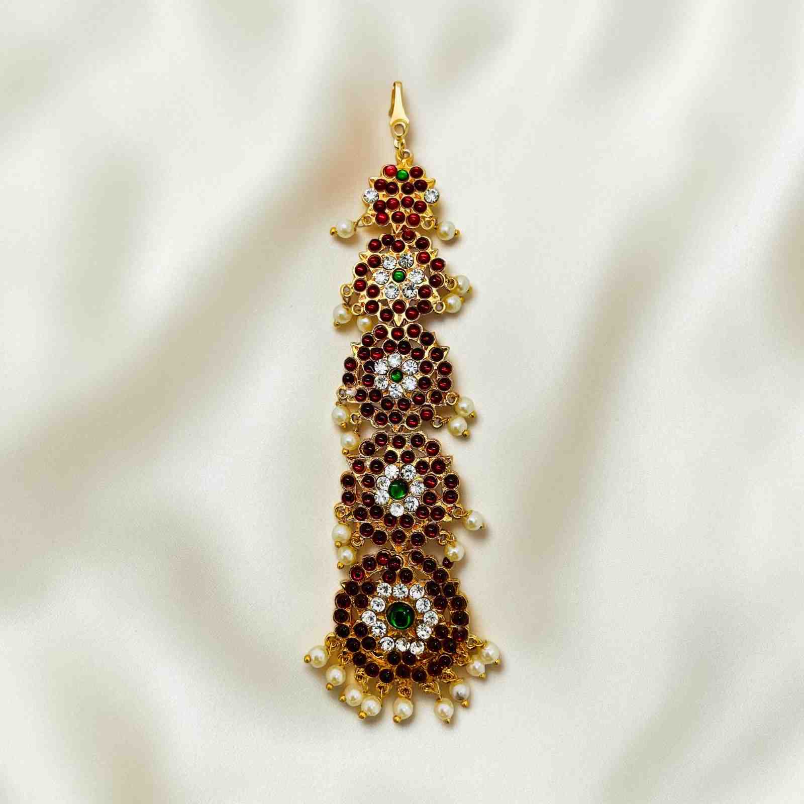 Bharatanatyam Kuchipudi Singlechutti Maang Tikka Nethichutti