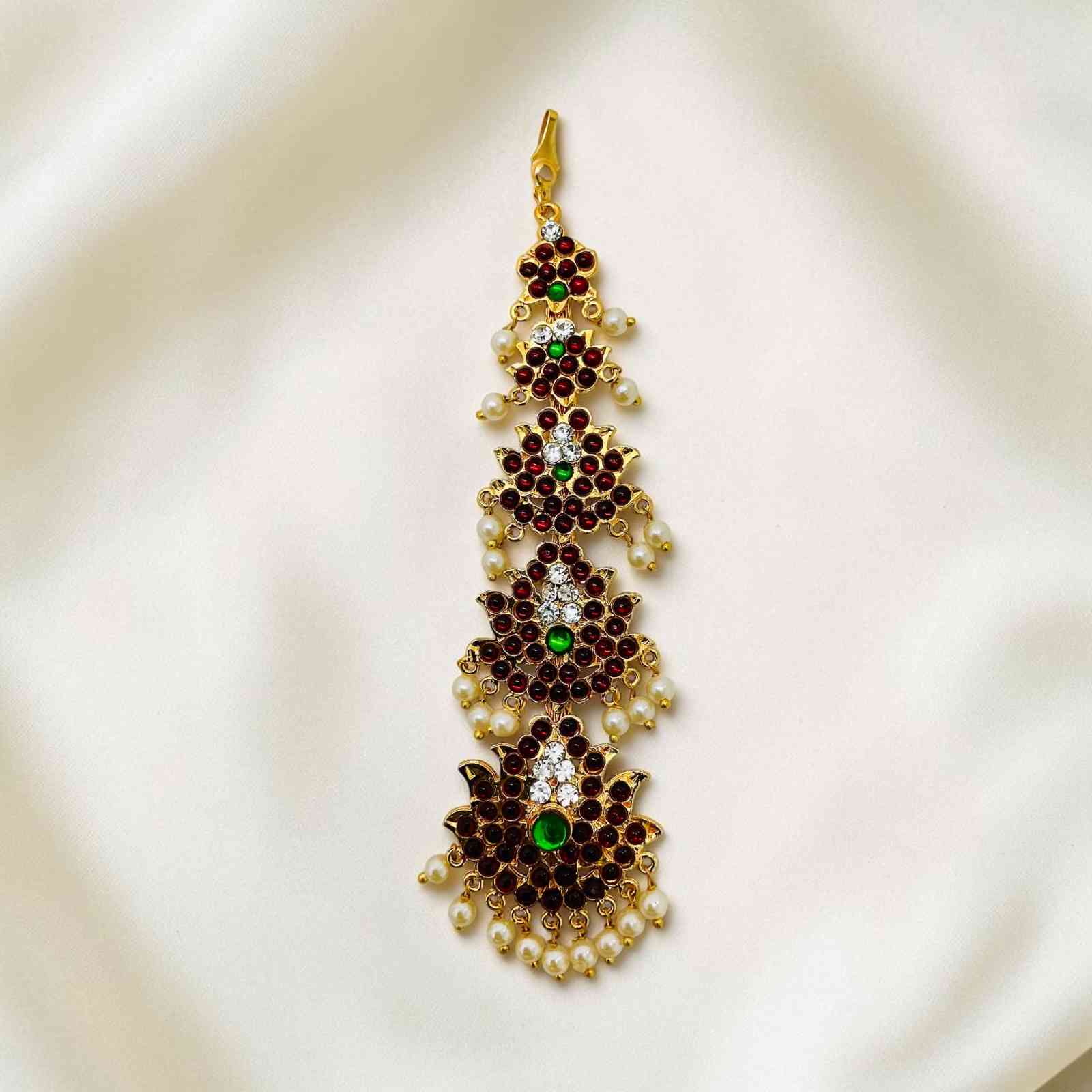 Bharatanatyam Kuchipudi Singlechutti Maang Tikka Nethichutti