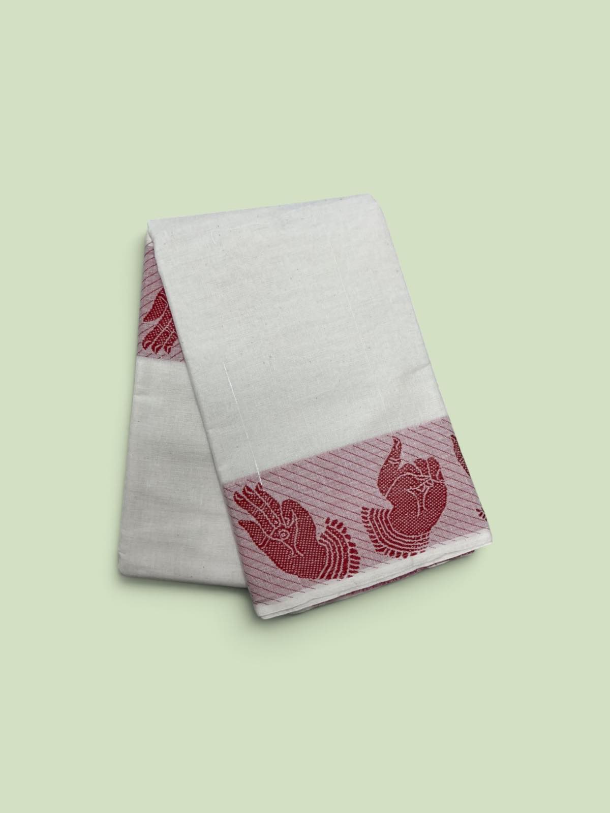 Bharathanatyam Dance Practice Saree white Border Online