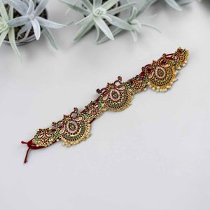 Bharatanatyam Kuchipudi Kemp Gold Plated HipBelt