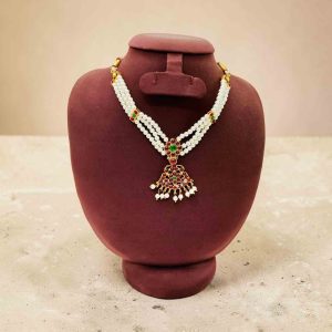 Bharatanatyam Kuchipudi Short Classical Necklace Jewellery Set