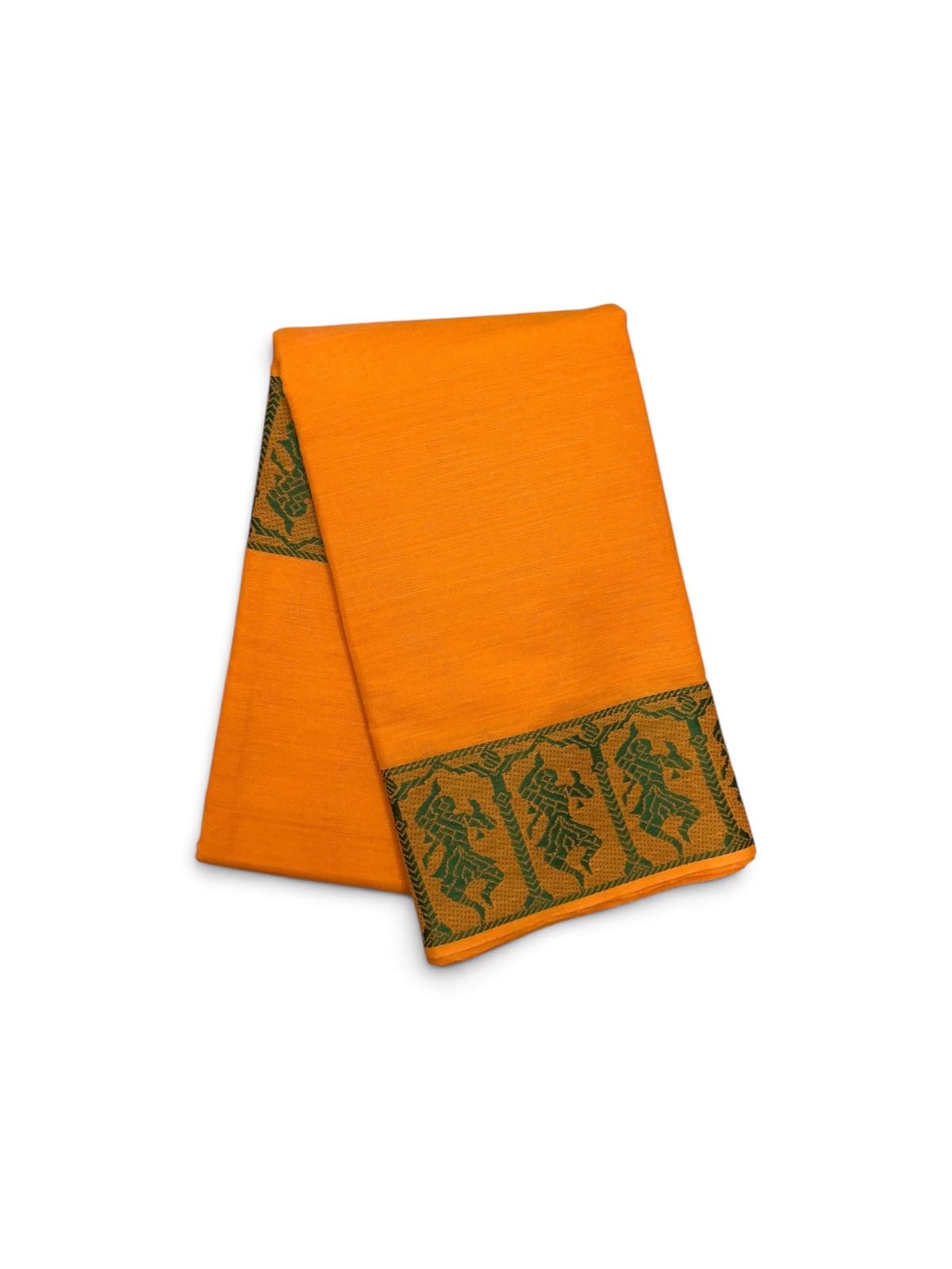 Bharathanatyam Dance Practice Saree Orange Doll Border Online