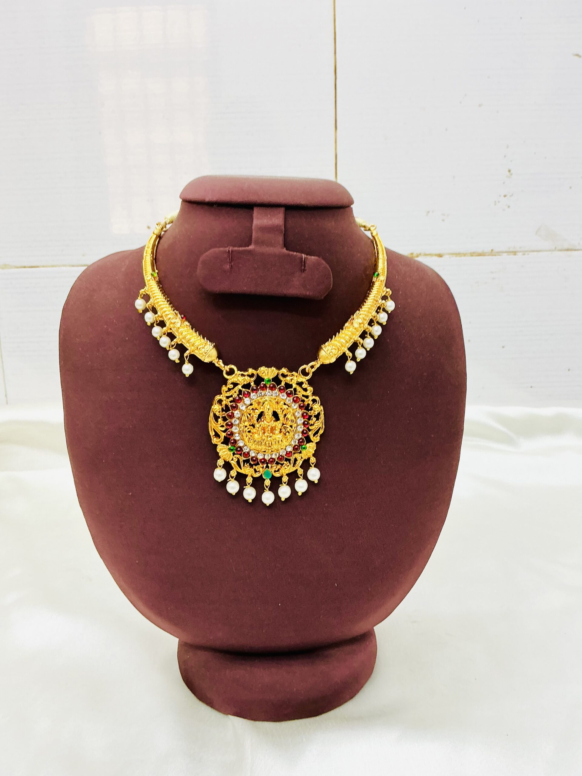 Bharatanatyam Kuchipudi Short Classical Necklace Jewellery Set