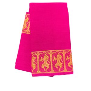Bharathanatyam Dance Practice Saree Pink Doll Border Online