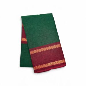 Bharathanatyam Dance Practice Saree  Green Doll Border Online
