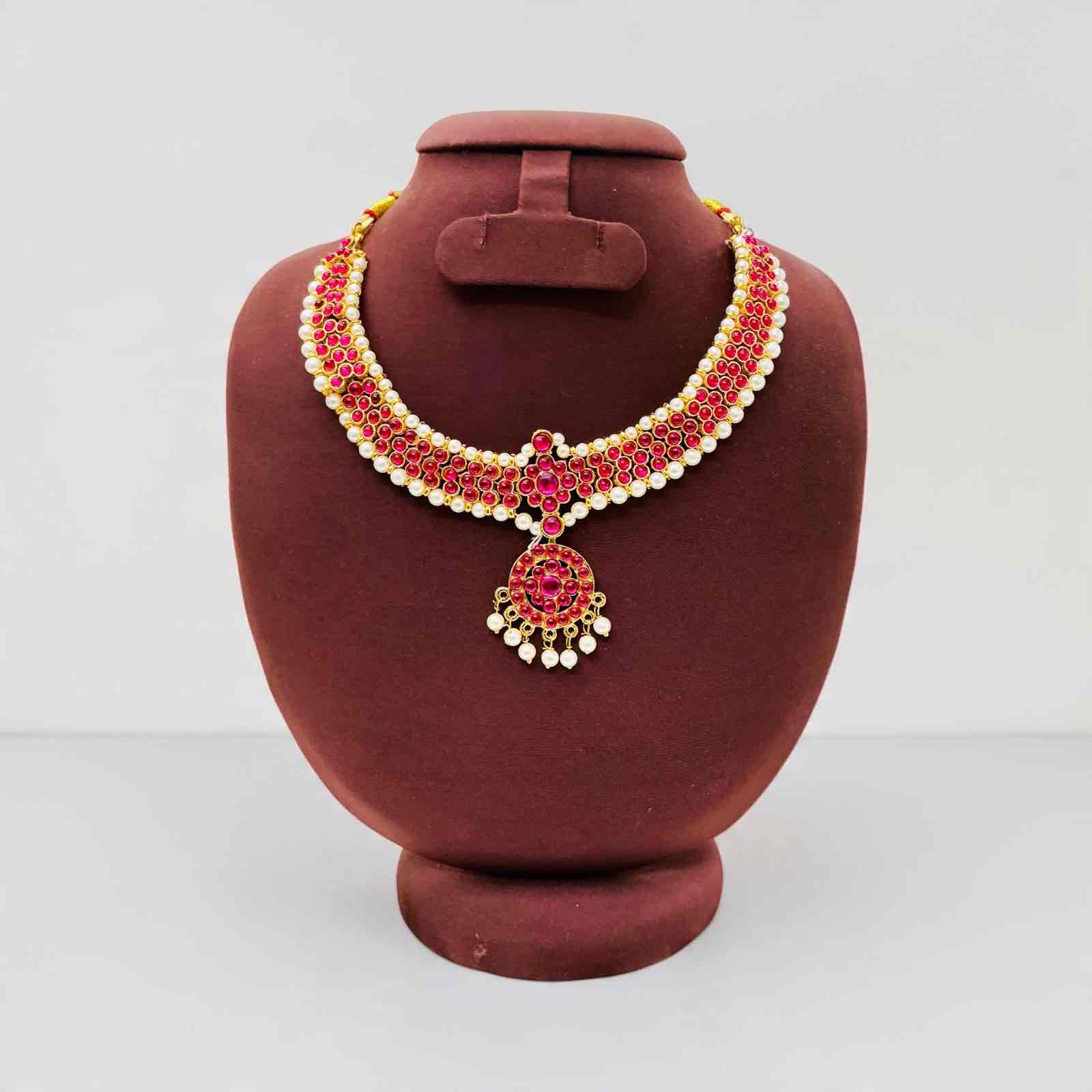 Bharatanatyam Kuchipudi Short Classical Necklace Jewellery Set