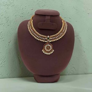 Bharatanatyam Kuchipudi Short Classical Necklace Jewellery Set