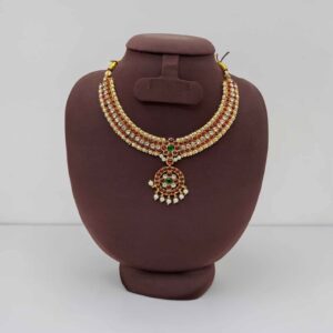 Bharatanatyam Kuchipudi Short Classical Necklace Jewellery Set