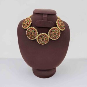 Bharatanatyam Kuchipudi Short Classical Necklace Jewellery Set