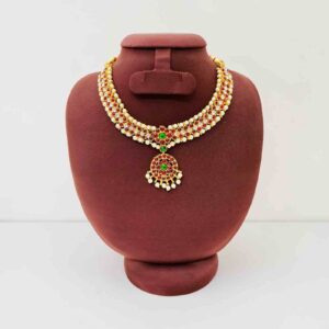 Bharatanatyam Kuchipudi Short Classical Necklace Jewellery Set
